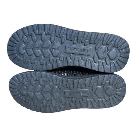 Hey Dude Gray Denny Chevron Blue Slip-on Lightweight Women's Booties Size 7 NWT - Picture 5 of 8